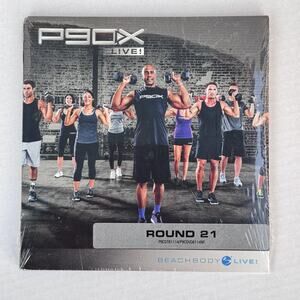 P90X Live Round 21 DVD Workout Beachbody New Sealed Strength Training Fitness‎
